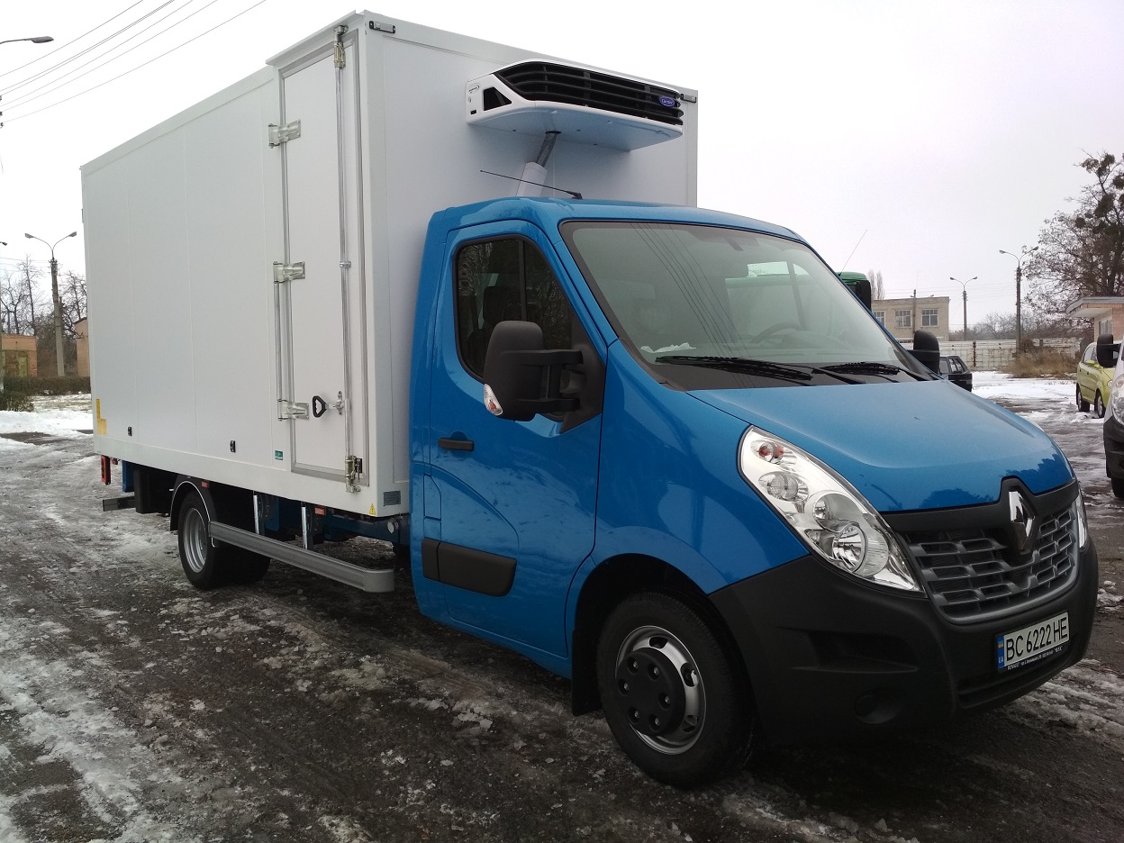 ZSO Renault Master s refrijeratornym furgonom i gidrobortom 1